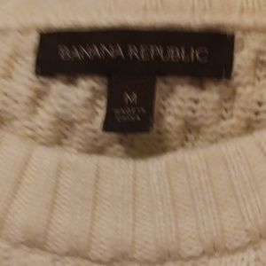 Long sleeve cable knit sweater